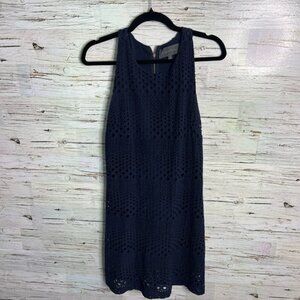 Anthropologie Sunday in Brooklyn blue eyelet dress size small